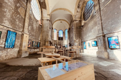 Installation aux Trinitaires (scénographie Thomen)