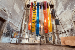 Sculpture en  mouvement à l'église des trinitaires